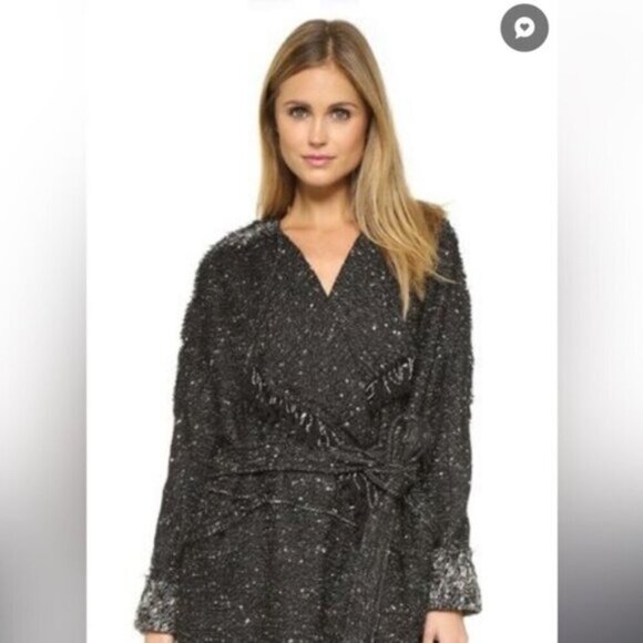 NWOT- FREE PEOPLE BLANKET WRAP CARDIGAN - Picture 7 of 8